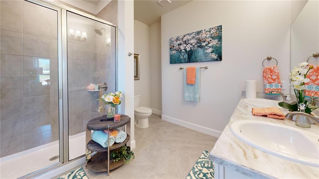 Bathroom, Glass Shower, Interior