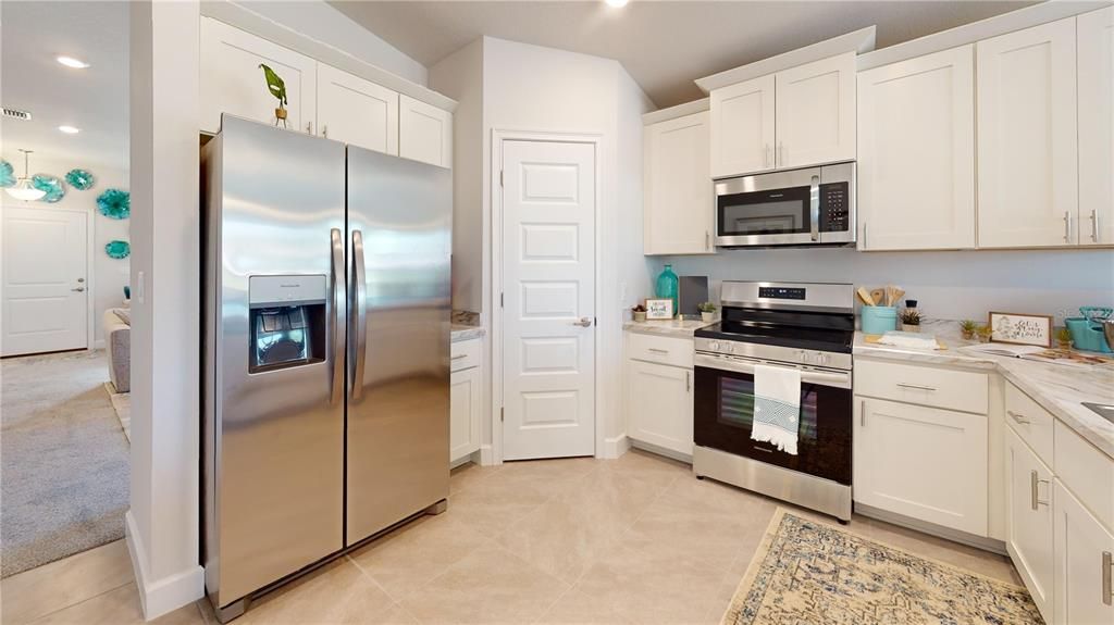 Interior, Kitchen, Recessed Lighting, Stainless Steel Appliances