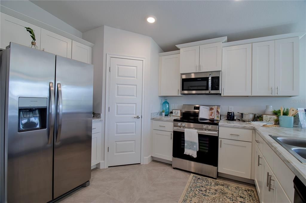 Interior, Kitchen, Recessed Lighting, Stainless Steel Appliances