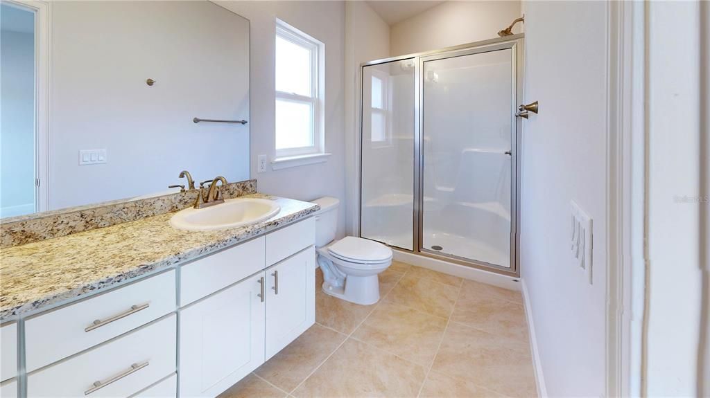 Bathroom, Dual Sink Vanities, Glass Shower, Interior