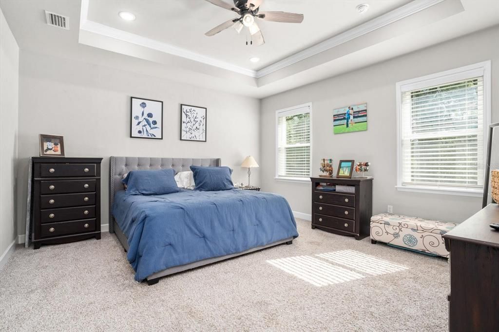 Bedroom, Interior, Recessed Lighting
