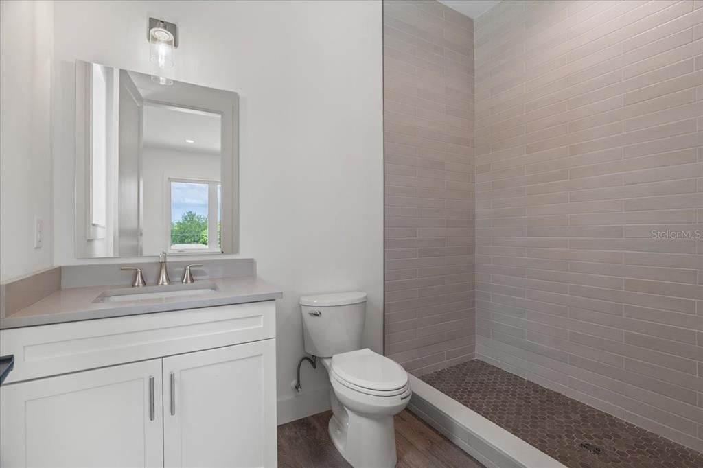 Bathroom, Interior, Wood Texture Flooring