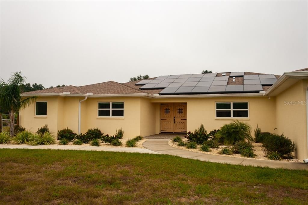 Backyard, Exterior, Solar Panels