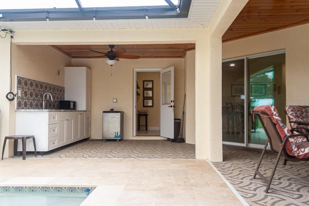 Interior, Sun Room, Wooden Ceilings