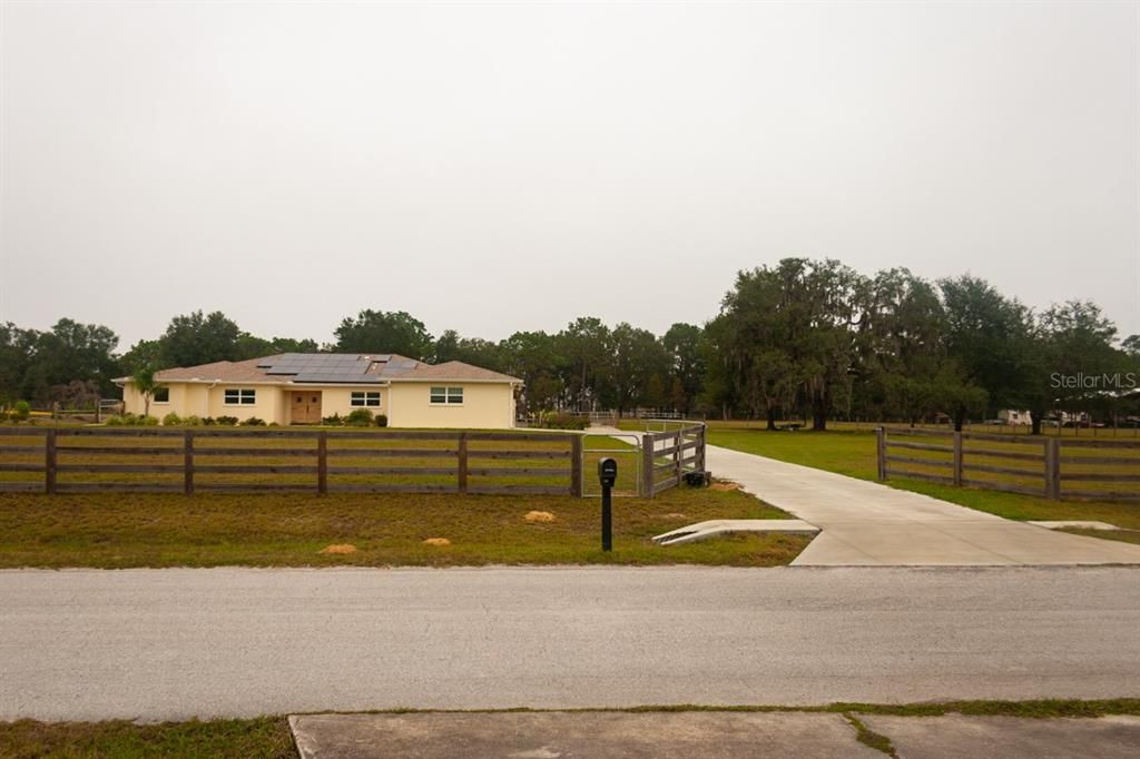 Backyard, Exterior, Solar Panels