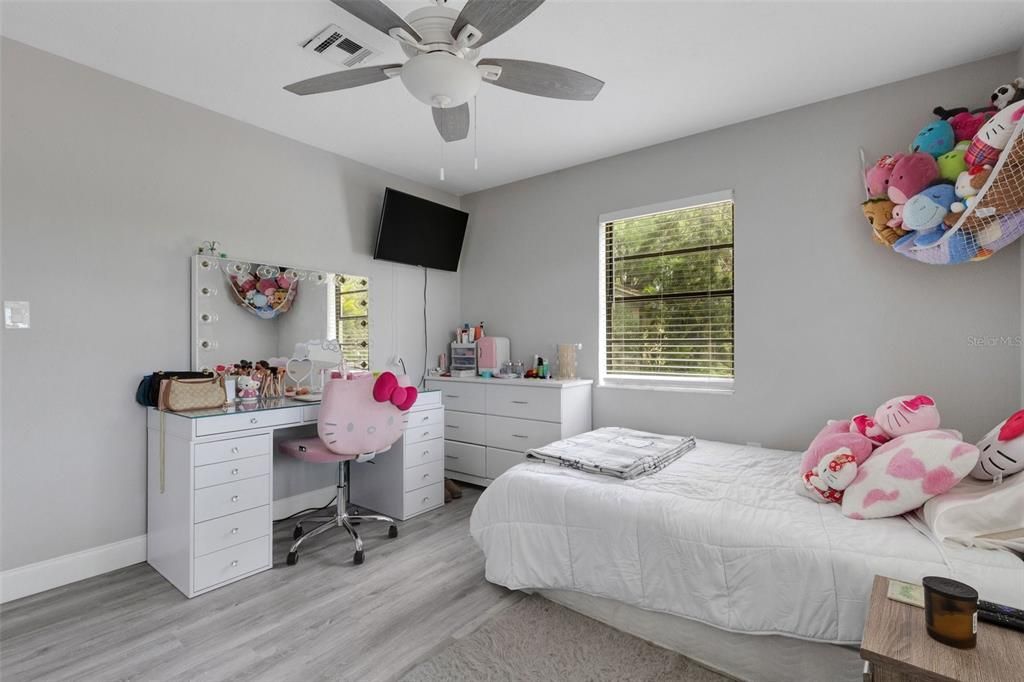 Bedroom, Home Office, Interior, Wood Texture Flooring