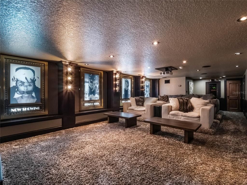 Interior, Living room, Recessed Lighting
