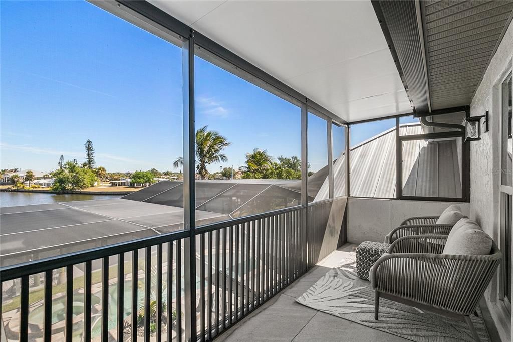 Exterior, Sun Room, Tennis Courts, Water