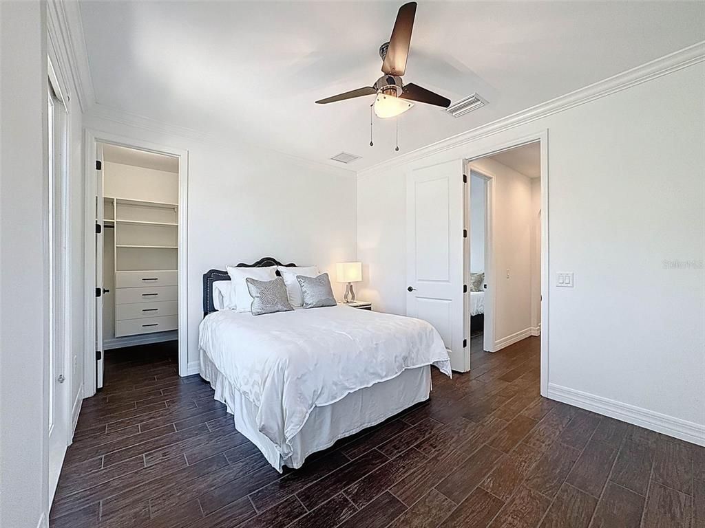 Bedroom, Interior, Wood Texture Flooring