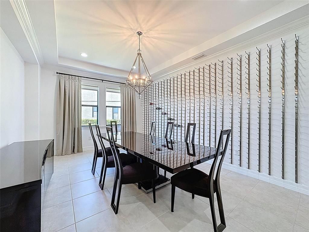 Dining room, Interior, Pendant Lights, Recessed Lighting
