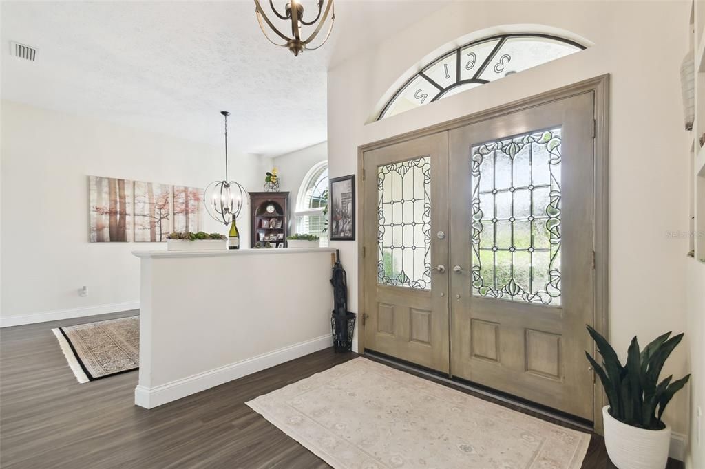 Chandelier, Interior, Pendant Lights, Wood Texture Flooring