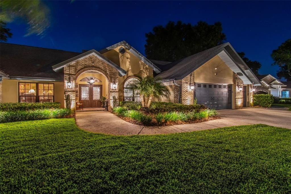 Attached, Backyard, Exterior, Facade, Brick Facade, Brick Traditional