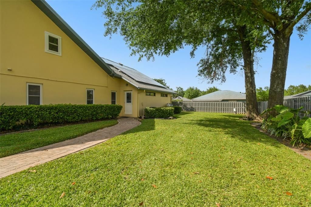 Backyard, Exterior, Solar Panels