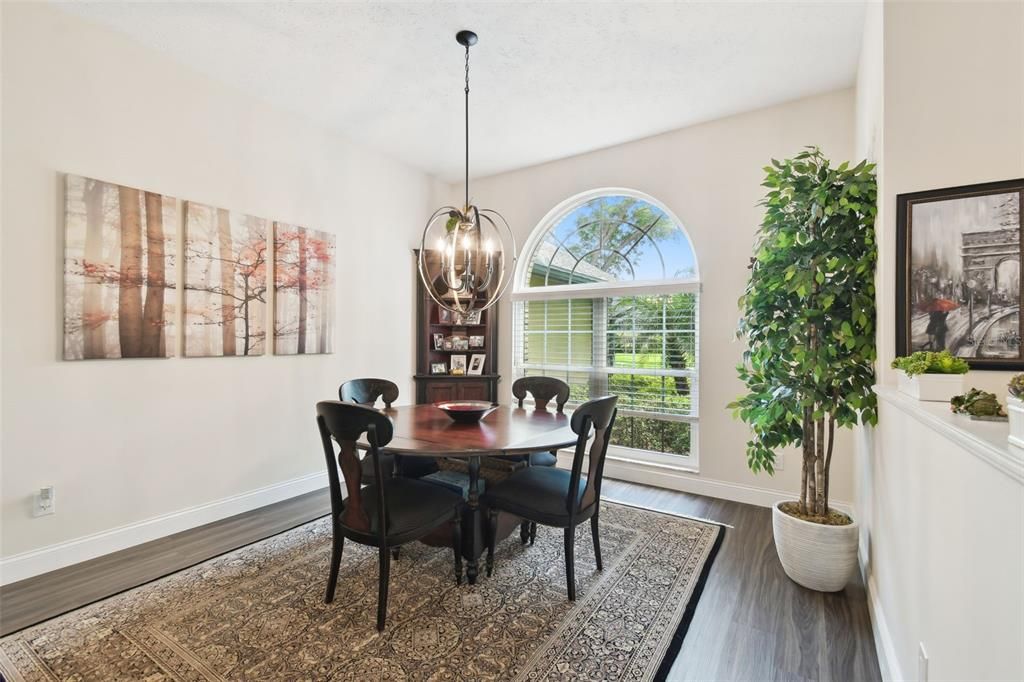 Chandelier, Dining room, Interior, Pendant Lights, Wood Texture Flooring