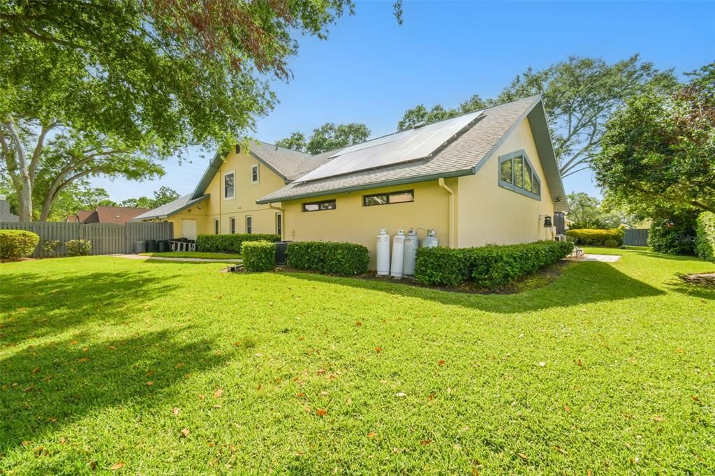 Backyard, Exterior, Solar Panels