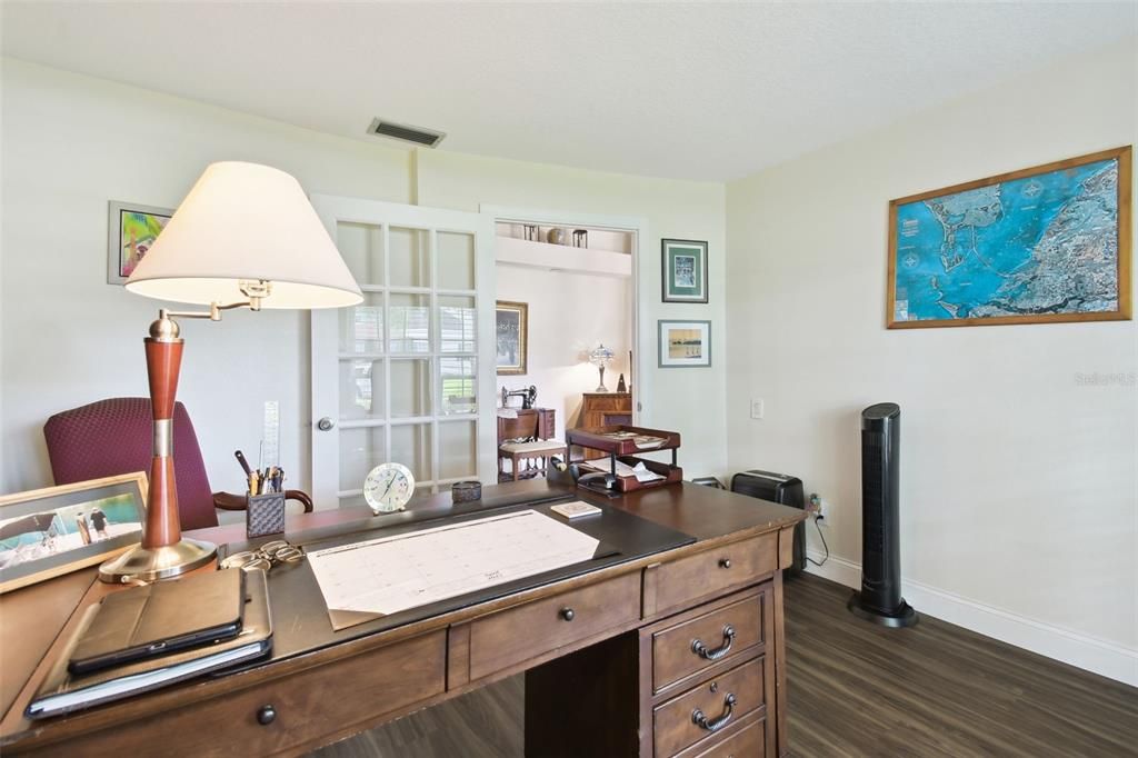 Home Office, Interior, Wood Texture Flooring