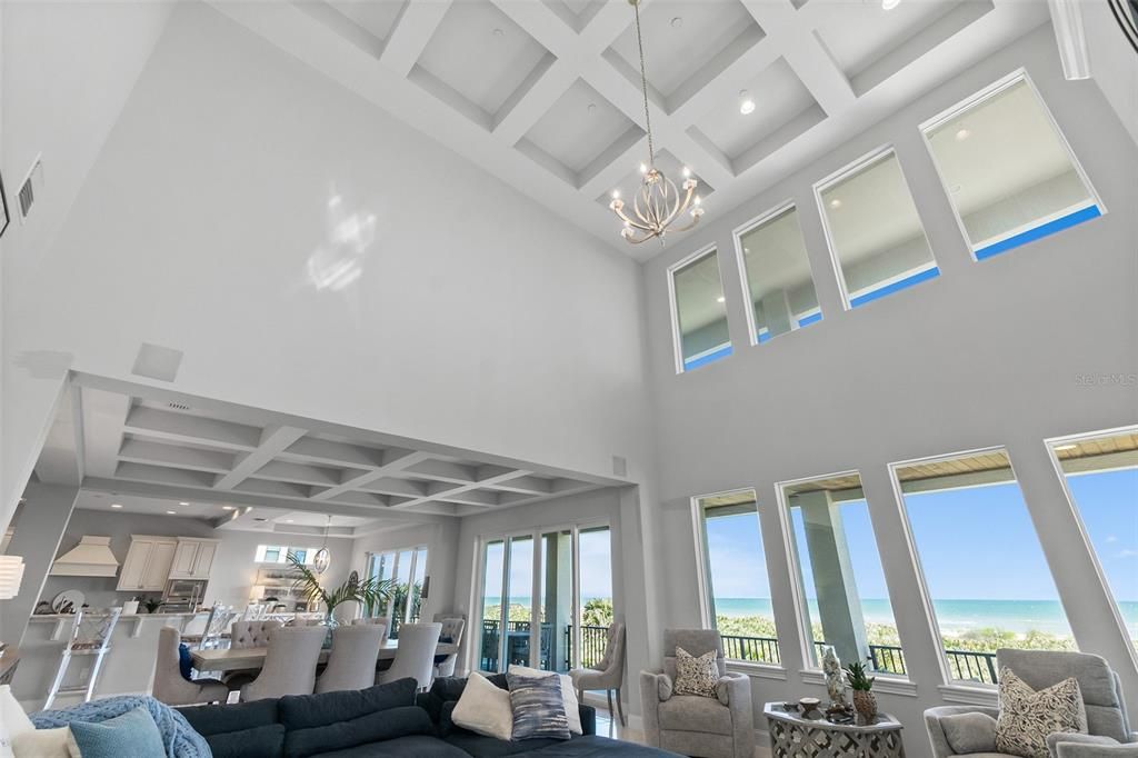 Dining room, Interior, Kitchen, Living room, Pendant Lights, Recessed Lighting, Water