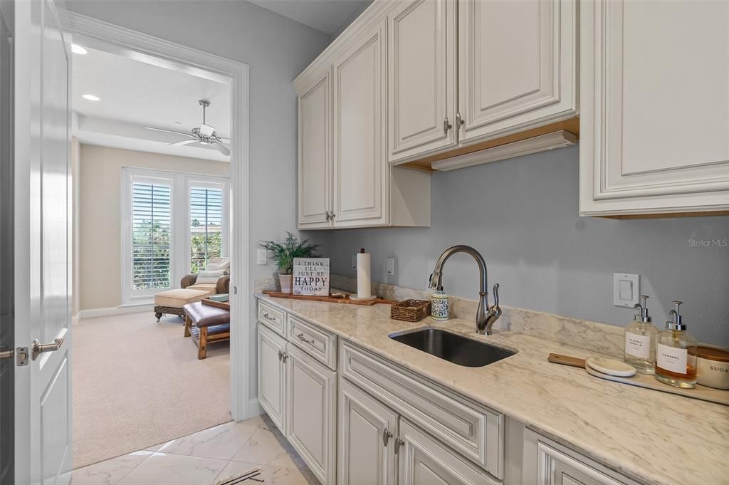 Interior, Kitchen, Marble, Recessed Lighting