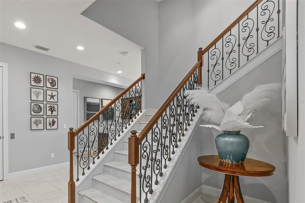 Interior, Marble, Recessed Lighting