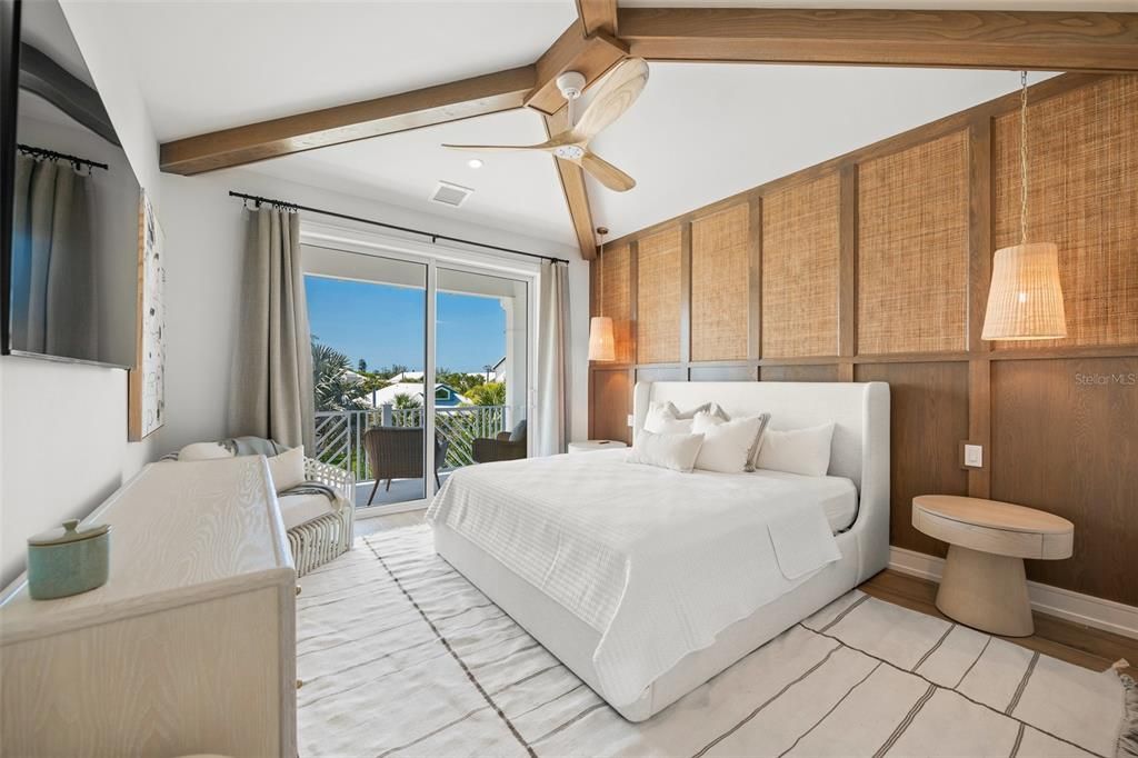 Bedroom, Interior, Wooden Beams, Wood Texture Flooring