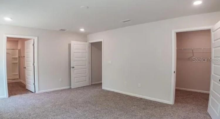 Empty room, Interior, Recessed Lighting, Walk-in Closets