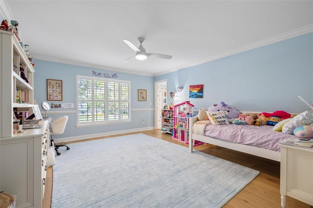 Bedroom, Home Office, Interior, Wood Texture Flooring