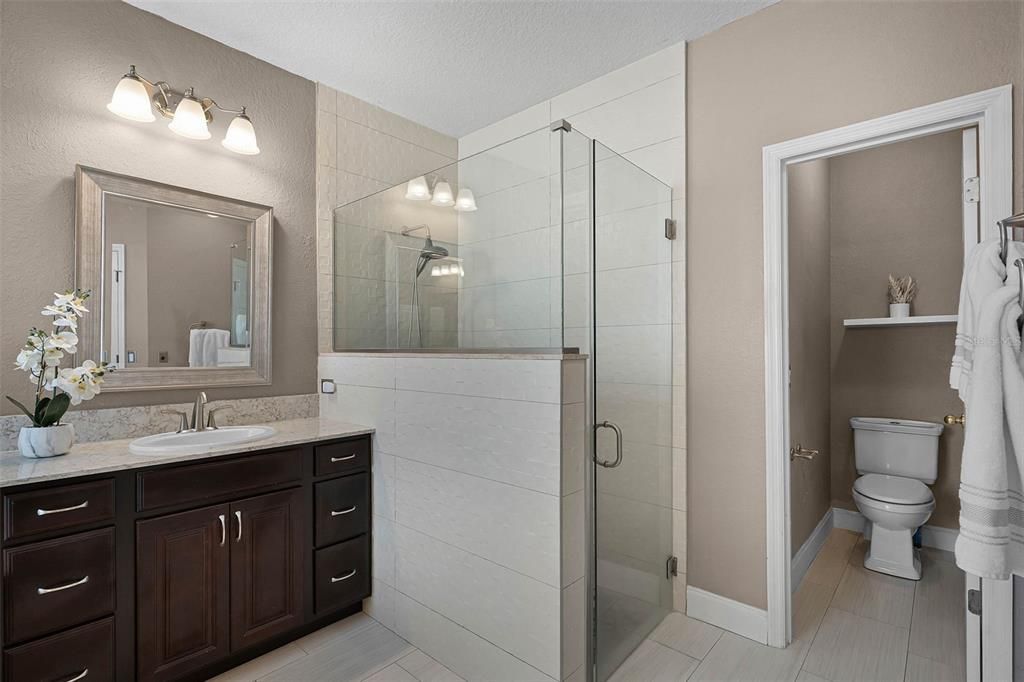 Bathroom, Glass Shower, Interior