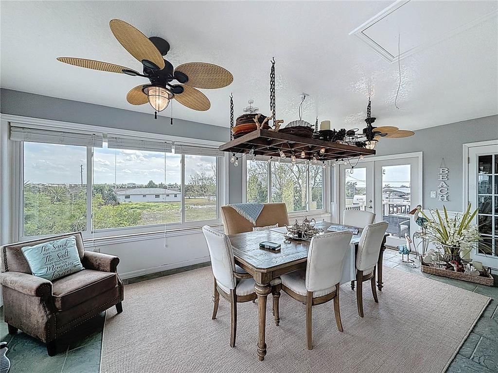 Dining room, Interior, Sun Room