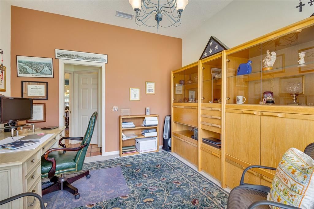 Chandelier, Home Office, Interior