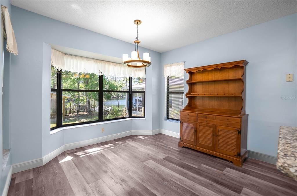 Empty room, Interior, Pendant Lights, Wood Texture Flooring
