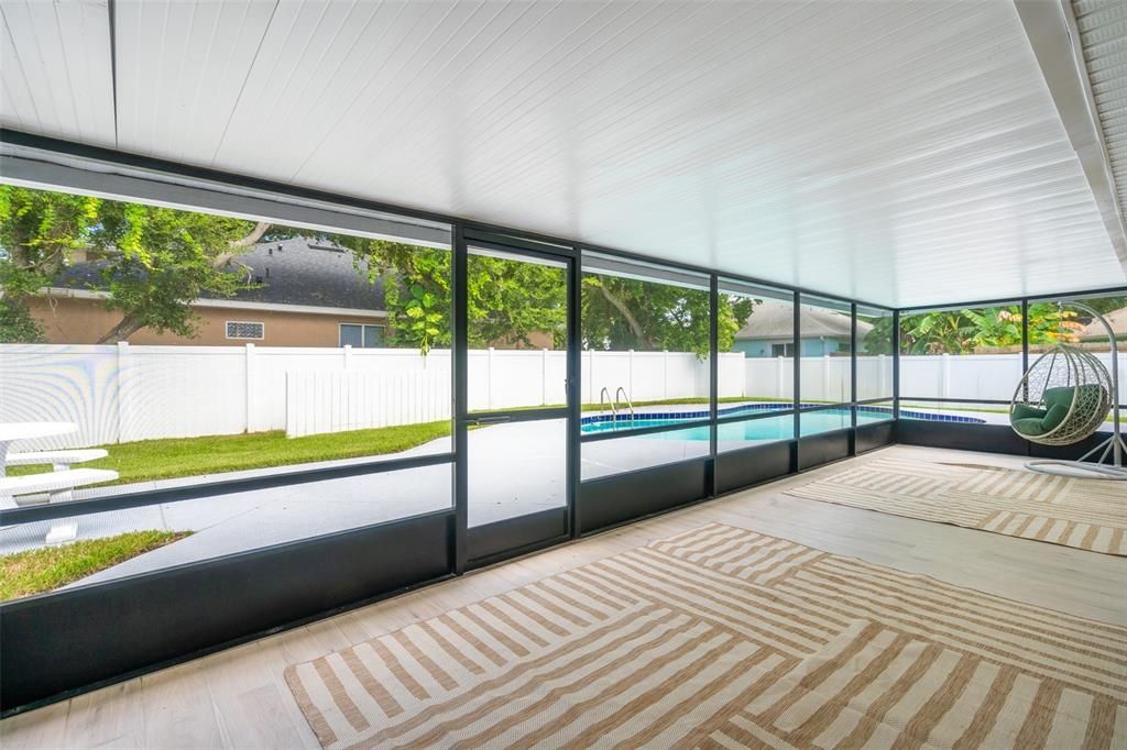 Interior, Sun Room, Wood Texture Flooring