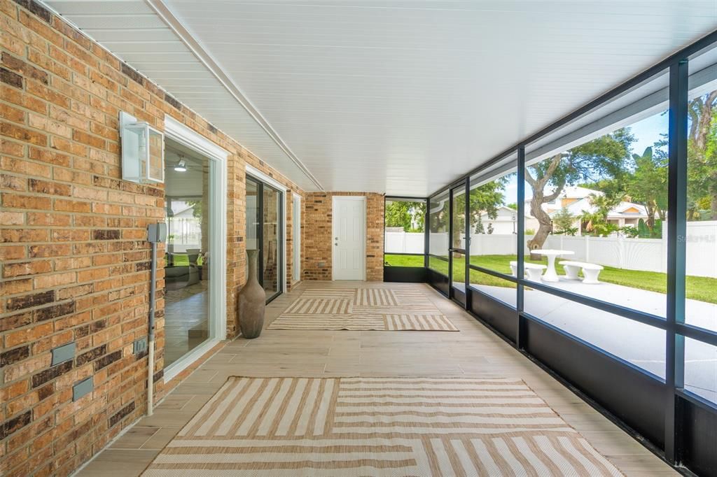 Interior, Stone Walls, Sun Room