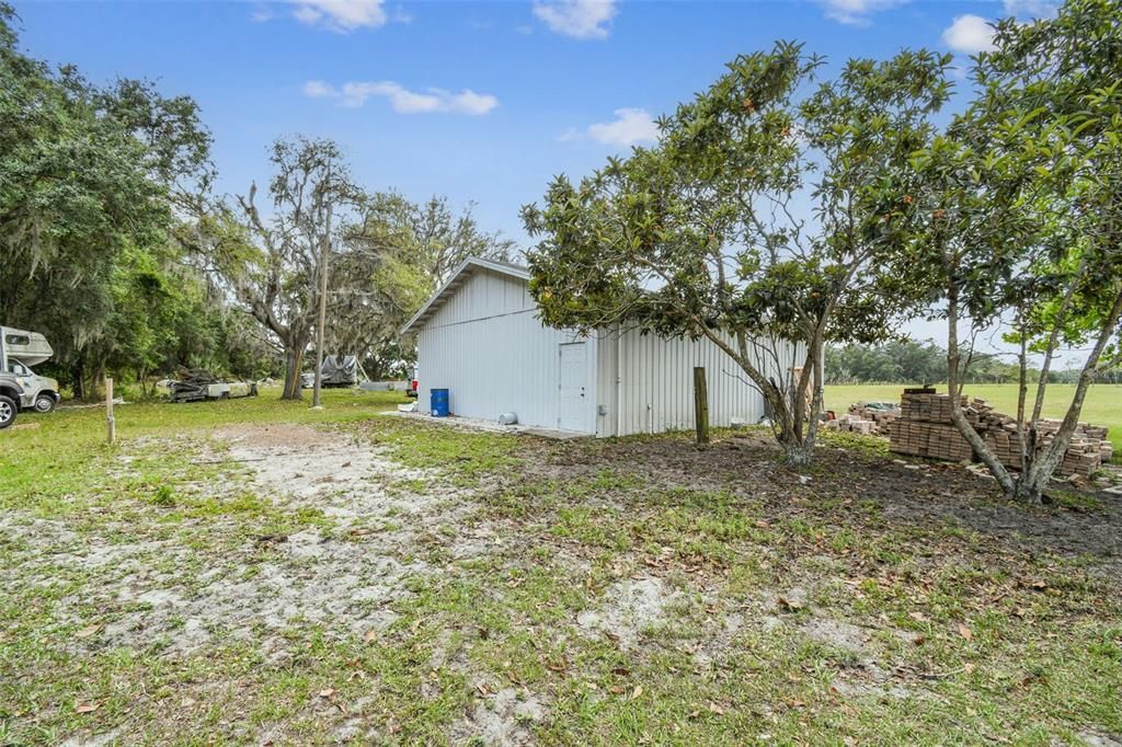 Backyard, Detached Garage, Exterior