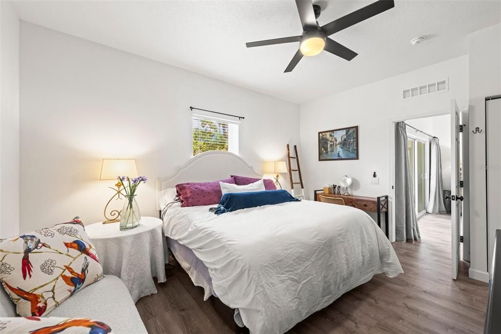 Bedroom, Interior, Wood Texture Flooring