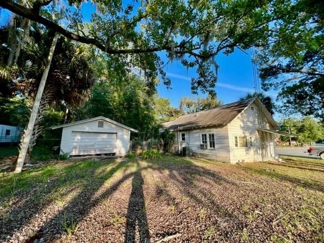 Backyard, Detached Garage, Exterior