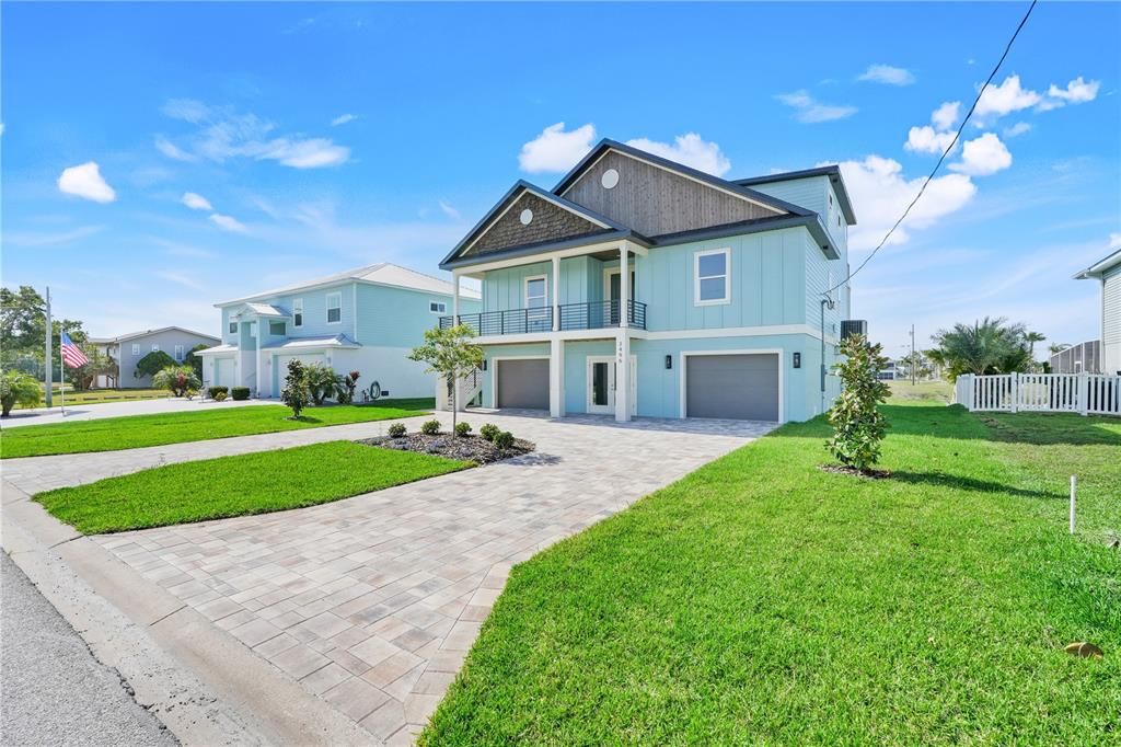 Attached, Backyard, Exterior, Facade, Farmhouse