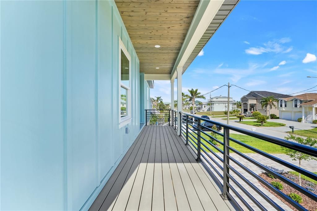 Exterior, Recessed Lighting, Wood Texture Flooring
