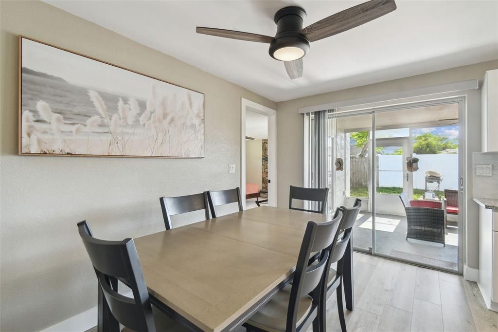 Dining room, Interior, Wood Texture Flooring