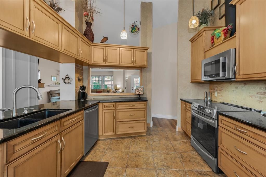 Interior, Kitchen, Pendant Lights, Stainless Steel Appliances