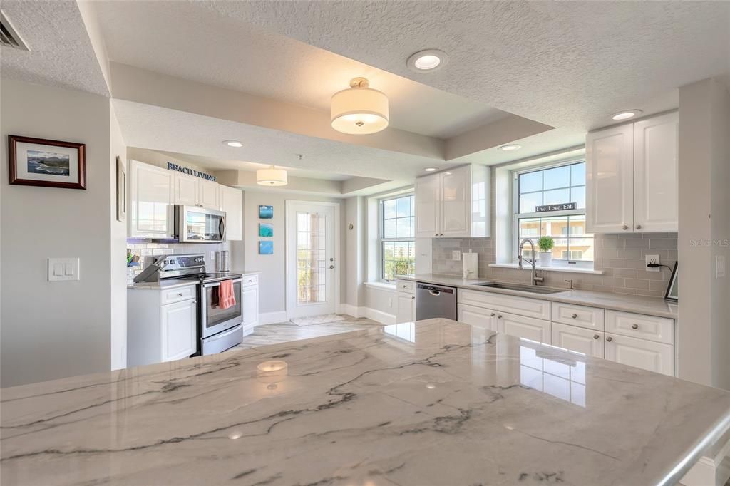 Interior, Kitchen, Recessed Lighting, Stainless Steel Appliances