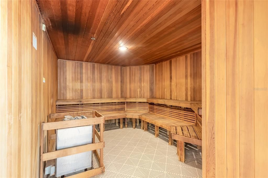 Interior, Sauna Room