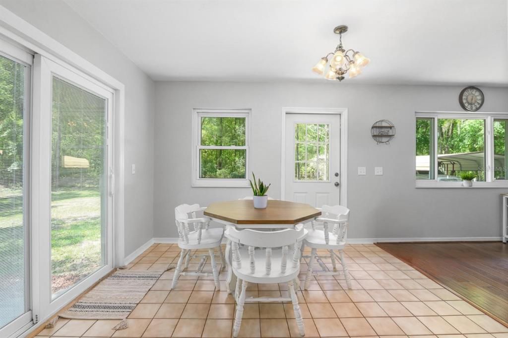 Dining room, Interior, Wood Texture Flooring