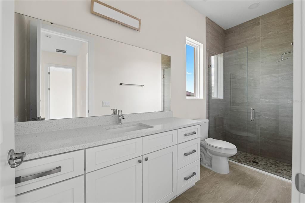 Bathroom, Glass Shower, Interior