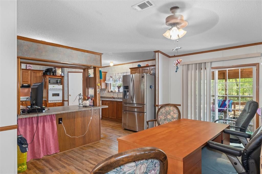 Home Office, Interior, Kitchen, Wood Texture Flooring