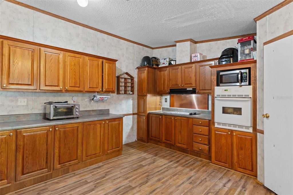 Interior, Kitchen, Wood Texture Flooring