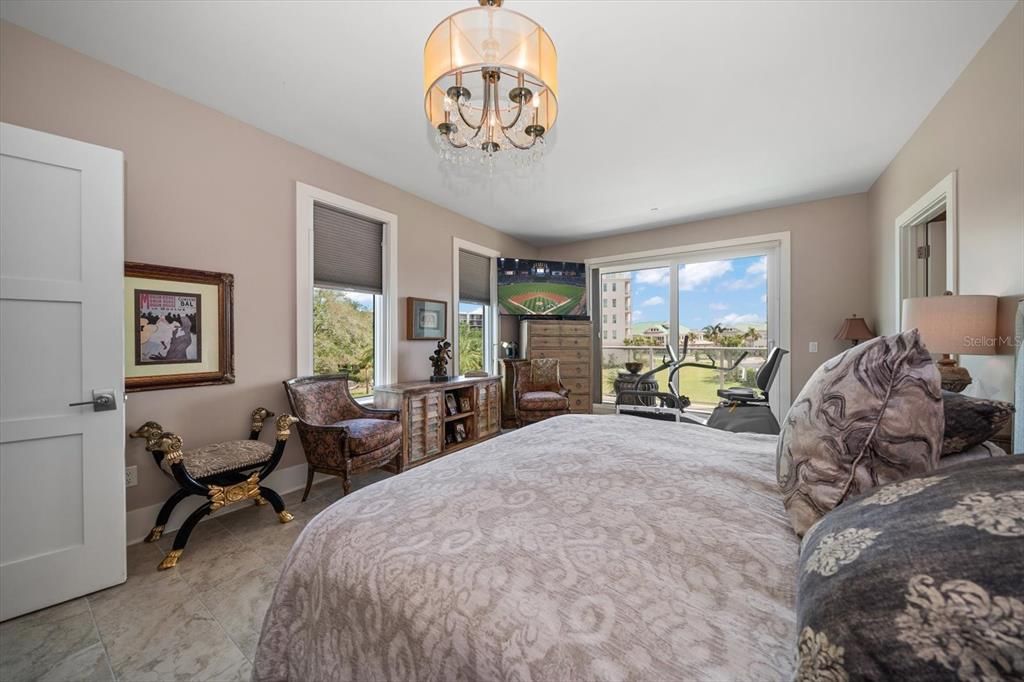 Bedroom, Chandelier, Interior