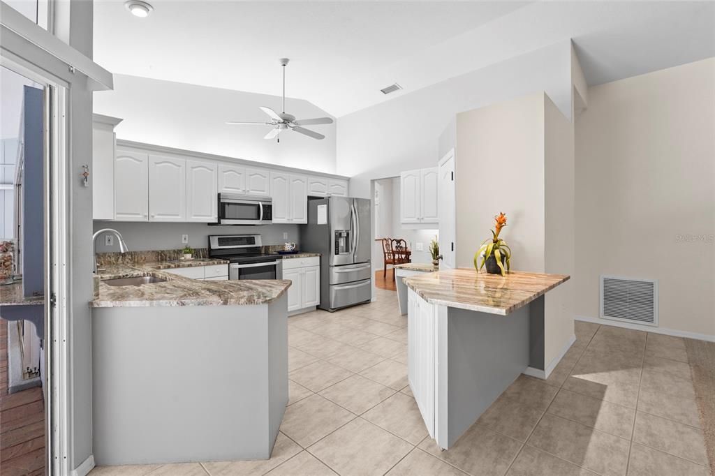 Interior, Kitchen, Recessed Lighting, Stainless Steel Appliances