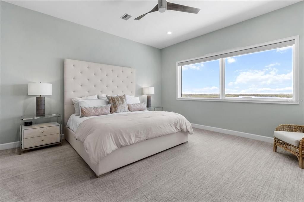 Bedroom, Interior, Recessed Lighting