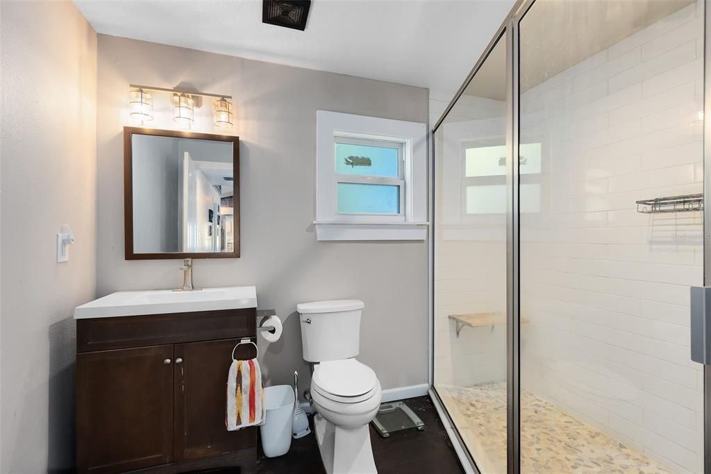 Bathroom, Glass Shower, Interior