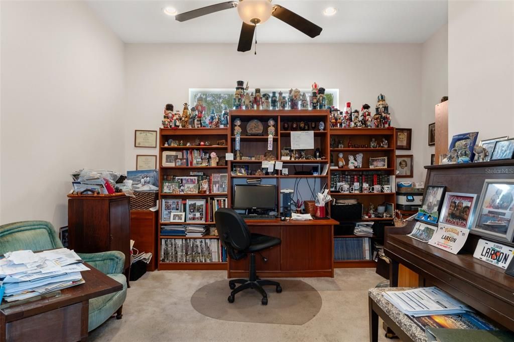 Home Office, Interior, Recessed Lighting